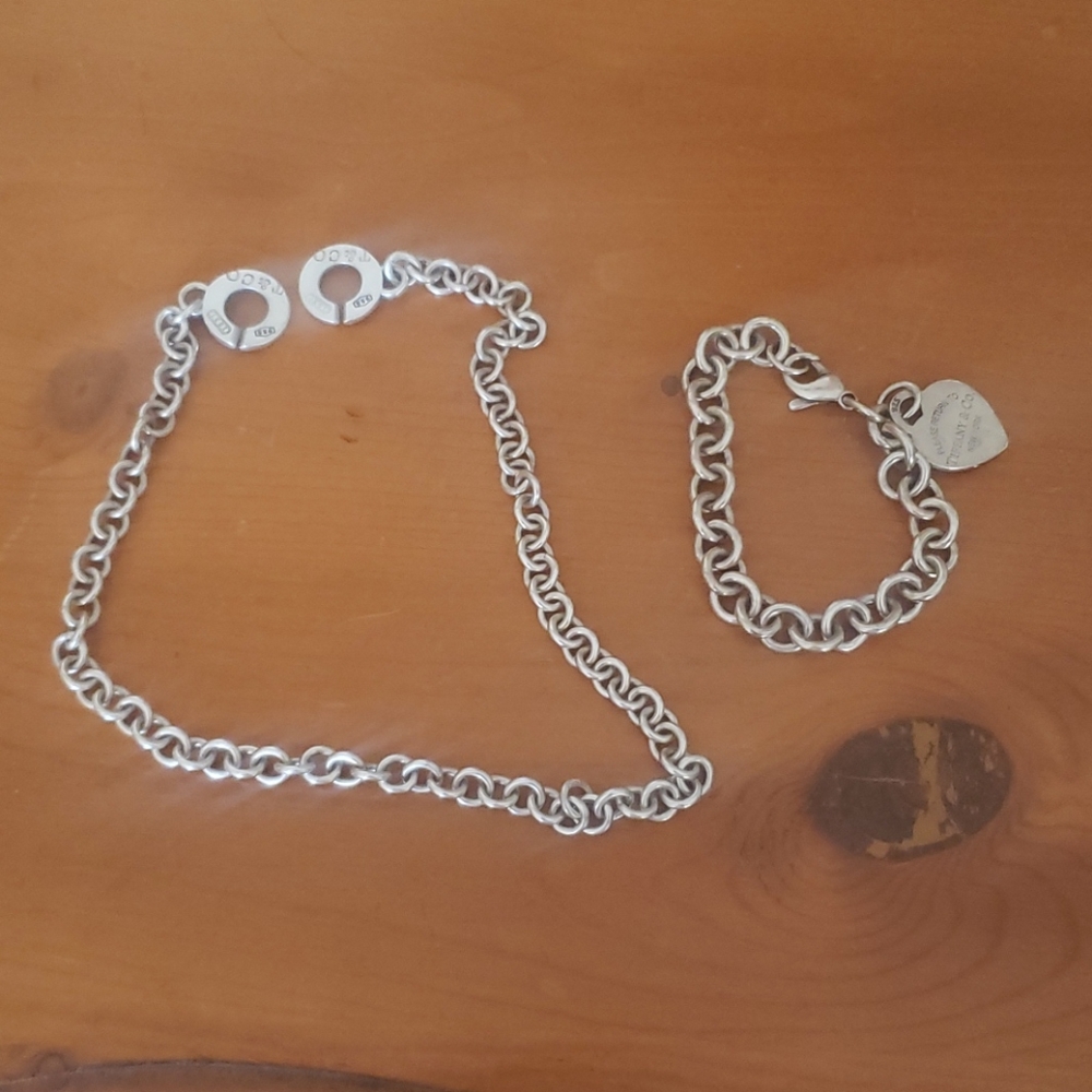 Tiffany necklace and Bracelet $500.00 for both